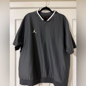 Jordan Men's Charcoal Half-Zip Shirt size XL